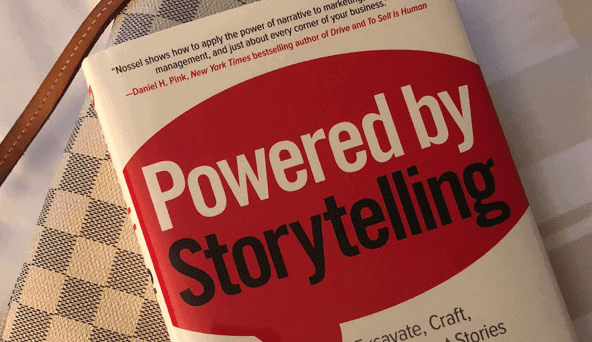 cover of powered by storytelling