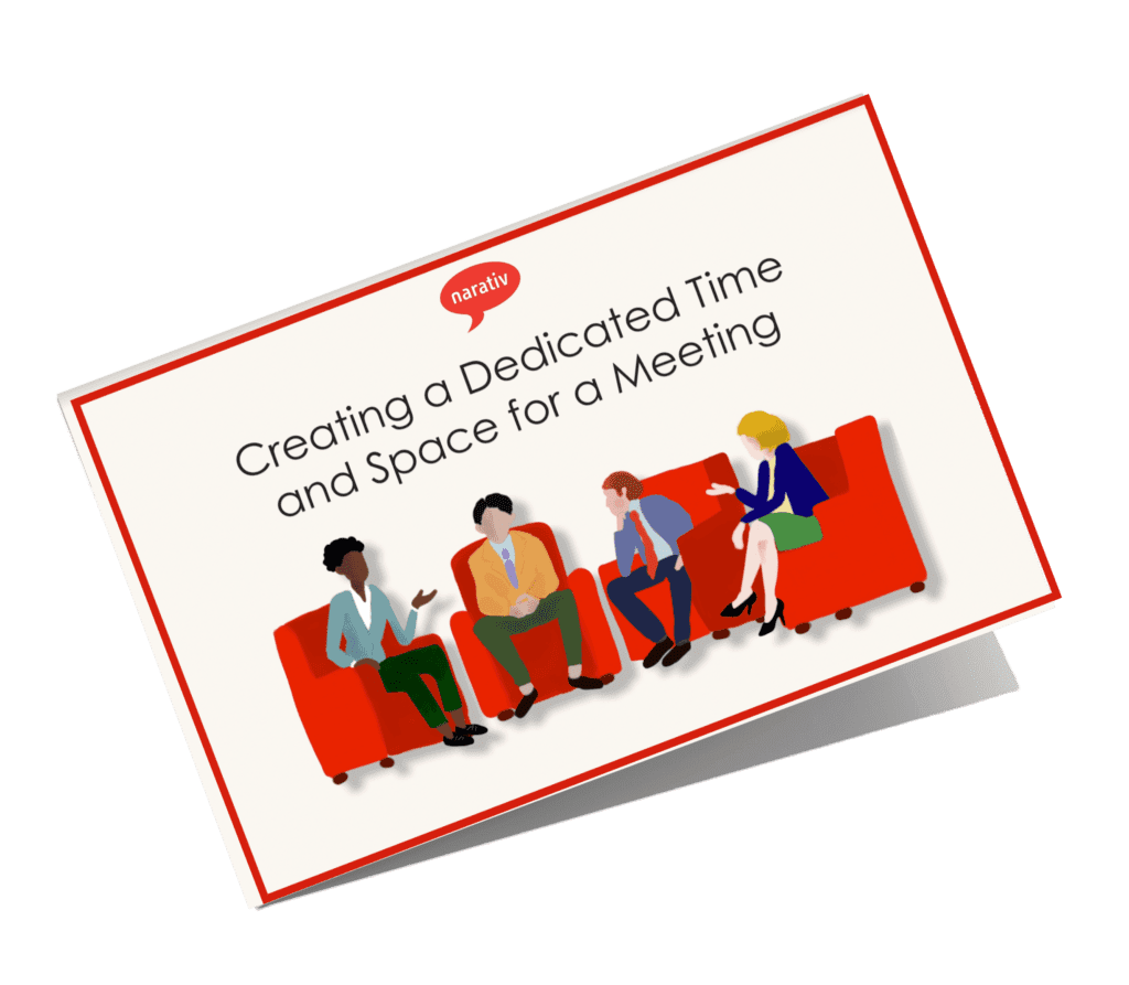 Creating a Dedicated Time and Space for a Meeting - Landing