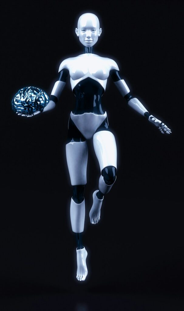a woman in a body suit holding a ball