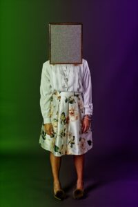 women's white button-up long sleeved shirt