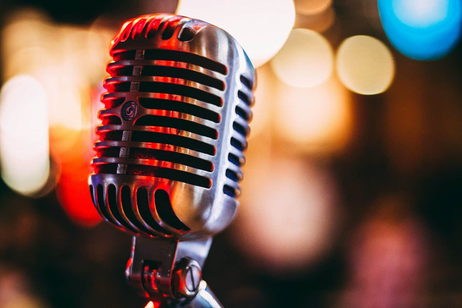 The Patterns We Hear When Stories Come Together 1 bokeh photography of condenser microphone